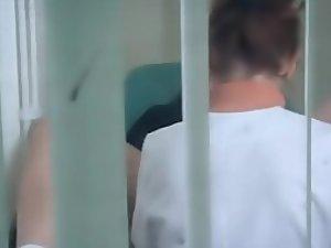 Landing strip pussy haircut gets peeped Picture 1