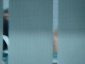 Landing strip pussy haircut gets peeped Picture 7