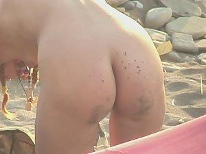 Peeping at hot nudist in camp Picture 1