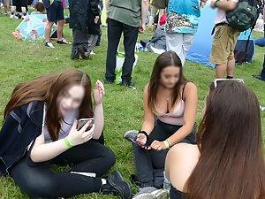 Big boobs spotted on a festival Picture 4