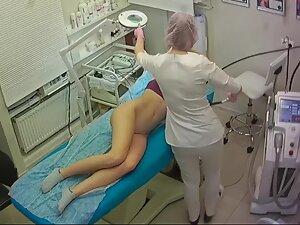 Young woman gets a hair removal treatment Picture 8