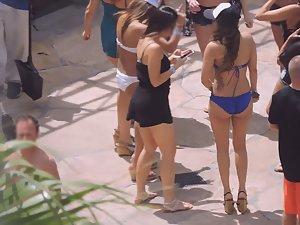 Insane amount of hot girls on beach party Picture 4