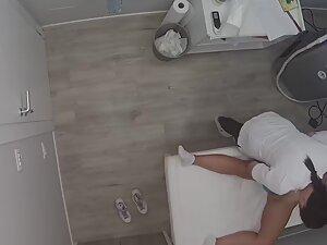 Fuckable shorty caught by hidden camera during hair removal Picture 5