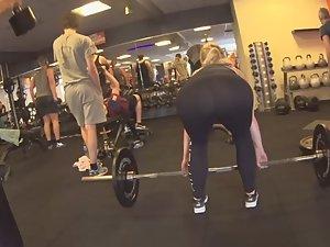 Big ass bent over for deadlift exercise Picture 1
