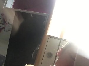 Horny teen girl makes selfie while boy fucks her Picture 2