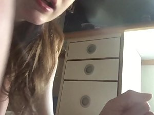 Horny teen girl makes selfie while boy fucks her Picture 5