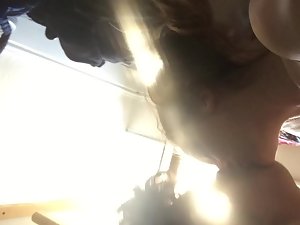 Horny teen girl makes selfie while boy fucks her Picture 8
