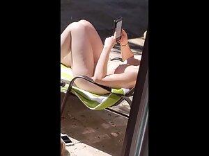 Naked neighbor sunbathing on the terrace Picture 5