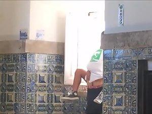 Teens caught fucking by the window Picture 2