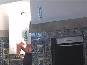 Teens caught fucking by the window Picture 3