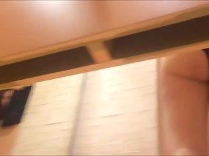 Bubbly ass of a girl trying out clothes Picture 6