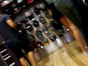 Two sexy teen girls in a clothes store Picture 5
