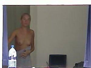 Spying my neighbor friend take a shower Picture 1