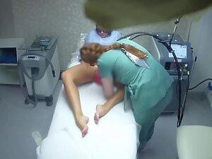 Redhead cosmetician enjoys removing sexy girl's pubes Picture 5