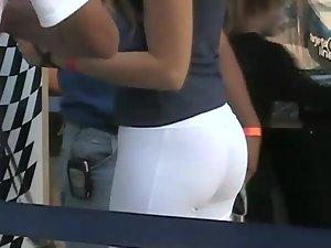 Sexy asses and cameltoes of hostesses Picture 6