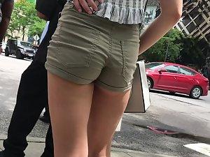 Small butt wiggles down the street Picture 2