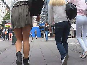 Graceful ass in hot girl's upskirt Picture 2