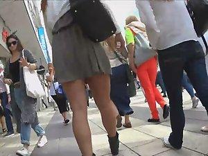 Graceful ass in hot girl's upskirt Picture 7