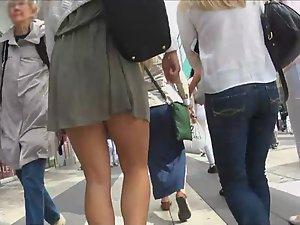 Graceful ass in hot girl's upskirt Picture 8