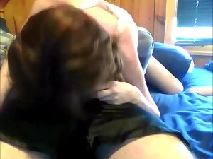 Frail girl rides a dick and chokes on it Picture 7