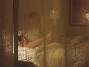 Spying neighbors fuck through window Picture 7