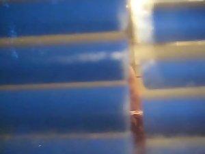 Peeping on a naked neighbor woman Picture 2