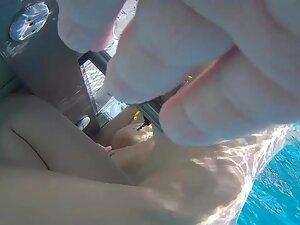 Underwater inspection of naked girls in swimming pool Picture 4
