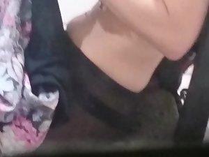 Peeping on neighbor in lingerie through window Picture 8