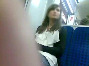 Mesmerized by a woman on the train Picture 2