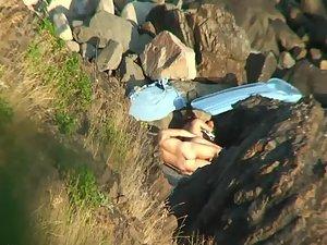Ninja voyeur climbed to see them fuck Picture 2