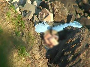 Ninja voyeur climbed to see them fuck Picture 4