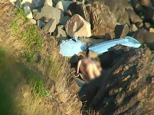Ninja voyeur climbed to see them fuck Picture 6