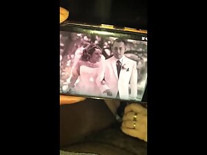 Black guy shows her wedding picture while she sucks dick Picture 2