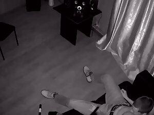 Spying on sexy stripper teasing a guy in private Picture 3