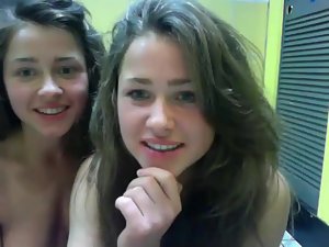 Naked sisters show off on a webcam Picture 3