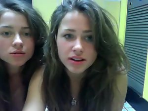 Naked sisters show off on a webcam Picture 5