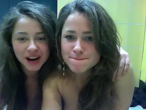 Naked sisters show off on a webcam Picture 7