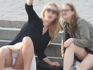 Incredible upskirt during selfie Picture 8