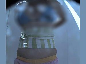 Peeping a chubby girl dressing a bikini Picture 2