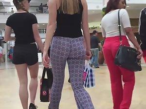 Spandex went far up her wiggly butt Picture 3