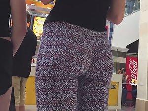 Spandex went far up her wiggly butt Picture 7