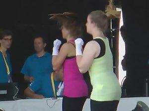 Lots of tits flying all over the place Picture 4