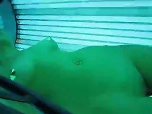 Voyeur got close to her during tanning Picture 1
