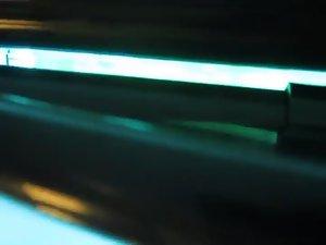 Voyeur got close to her during tanning Picture 4