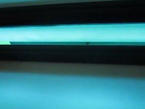 Voyeur got close to her during tanning Picture 5