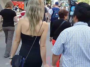 Sexy girl walks with her sugar daddy Picture 5