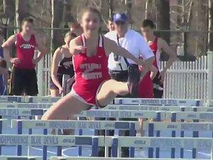 Running with hurdles and big boobs Picture 3