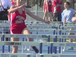 Running with hurdles and big boobs Picture 4