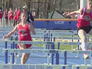 Running with hurdles and big boobs Picture 5