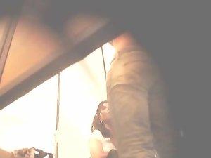 Milf and girl in the fitting room Picture 3